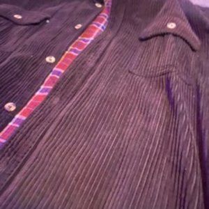 Corduroy Jacket with Plaid Inner Linning!